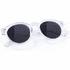 Aurinkolasit Sunglasses Nixtu, valkoinen liikelahja logopainatuksella