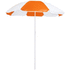 Aurinkovarjo Beach Umbrella Nukel, oranssi liikelahja logopainatuksella