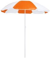 Aurinkovarjo Beach Umbrella Nukel, sininen, oranssi liikelahja logopainatuksella