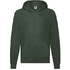 Collegepusero Adult Sweatshirt Lightweight Hooded S, tummanvihreä lisäkuva 2