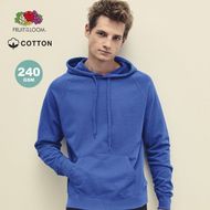 Collegepusero Adult Sweatshirt Lightweight Hooded S, tummanvihreä liikelahja logopainatuksella