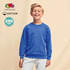 Collegepusero Kids Sweatshirt Classic Set-In Sweat, tummansininen liikelahja logopainatuksella