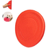 Eläinten lelu Frisbee Girud, harmaa liikelahja logopainatuksella