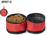 Eläinten ruokakulho Foldable Bowl Keken, musta liikelahja logopainatuksella