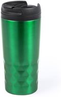 Eristetty muki Cup Dritox, vihreä liikelahja logopainatuksella