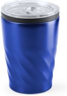 Eristetty muki Cup Ripon, sininen liikelahja logopainatuksella