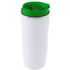 Eristetty muki Cup Zicox, vihreä liikelahja logopainatuksella