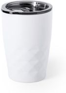 Eristetty muki Insulated Cup Blur, valkoinen liikelahja logopainatuksella