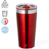 Eristetty muki Insulated Cup Dione, punainen liikelahja logopainatuksella