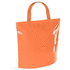 Eristetty ostoskassi Cool Bag Hobart, sininen, oranssi liikelahja logopainatuksella