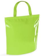 Eristetty ostoskassi Cool Bag Hobart, vaaleanvihreä liikelahja logopainatuksella