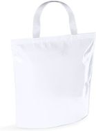Eristetty ostoskassi Cool Bag Hobart, valkoinen liikelahja logopainatuksella