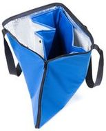 Eristetty ostoskassi Cool Bag Klab, sininen liikelahja logopainatuksella