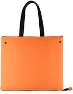 Eristetty ostoskassi Cool Bag Klab, sininen, oranssi liikelahja logopainatuksella