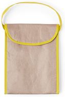Eristetty ostoskassi Cool Bag Rumbix, keltainen liikelahja logopainatuksella