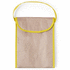 Eristetty ostoskassi Cool Bag Rumbix, keltainen liikelahja logopainatuksella