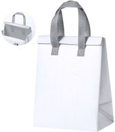 Eristetty piknik-kassi Cool Bag Pabbie, valkoinen liikelahja logopainatuksella