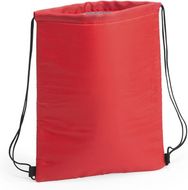 Eristetty reppu Drawstring Cool Bag Nipex, punainen liikelahja logopainatuksella