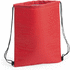 Eristetty reppu Drawstring Cool Bag Nipex, punainen liikelahja logopainatuksella