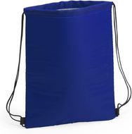 Eristetty reppu Drawstring Cool Bag Nipex, sininen liikelahja logopainatuksella