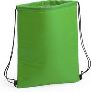 Eristetty reppu Drawstring Cool Bag Nipex, vihreä liikelahja logopainatuksella