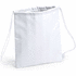 Eristetty reppu Drawstring Cool Bag Tradan, valkoinen liikelahja logopainatuksella