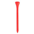 Golf-tii Golf Tee Hydor, punainen liikelahja logopainatuksella