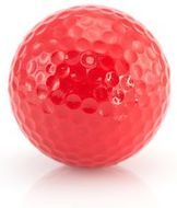 Golfpallo Golf Ball Nessa, valkoinen liikelahja logopainatuksella