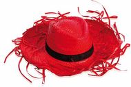 Hattu Hat Filagarchado, punainen liikelahja logopainatuksella