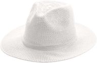 Hattu Hat Hindyp, valkoinen liikelahja logopainatuksella