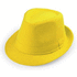 Hattu Hat Likos, keltainen liikelahja logopainatuksella