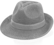 Hattu Hat Timbu, harmaa liikelahja logopainatuksella