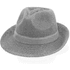 Hattu Hat Timbu, harmaa liikelahja logopainatuksella
