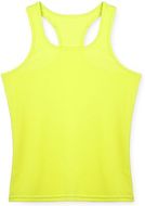 Hihaton urheilupaita Women T-Shirt Tecnic Lemery, neon-keltainen liikelahja logopainatuksella