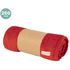 Huopa Blanket Durmok, punainen liikelahja logopainatuksella