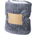 Huopa Blanket Karovix, harmaa liikelahja omalla logolla tai painatuksella
