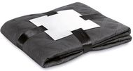 Huopa Blanket Konjor, musta liikelahja logopainatuksella
