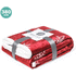 Huopa Blanket Ricord, punainen liikelahja logopainatuksella