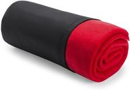 Huopa Blanket Thiago, punainen liikelahja logopainatuksella