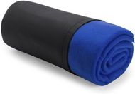Huopa Blanket Thiago, sininen liikelahja logopainatuksella