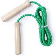 Hyppynaru Skipping Rope Galtax, vihreä liikelahja logopainatuksella