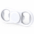 Hyrrä Opener Fidget Spinner Slack, valkoinen liikelahja logopainatuksella