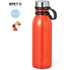 Juomapullo Bottle Albrait, punainen liikelahja logopainatuksella