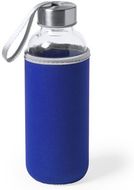 Juomapullo Bottle Dokath, sininen liikelahja logopainatuksella