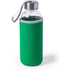 Juomapullo Bottle Dokath, vihreä liikelahja logopainatuksella