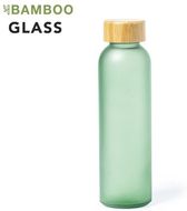 Juomapullo Bottle Eskay, vihreä liikelahja logopainatuksella