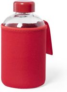 Juomapullo Bottle Flaber, punainen liikelahja logopainatuksella