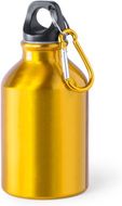 Juomapullo Bottle Henzo, keltainen liikelahja logopainatuksella