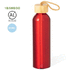 Juomapullo Bottle Irvinson, punainen liikelahja logopainatuksella