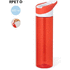 Juomapullo Bottle Laudon, punainen liikelahja logopainatuksella